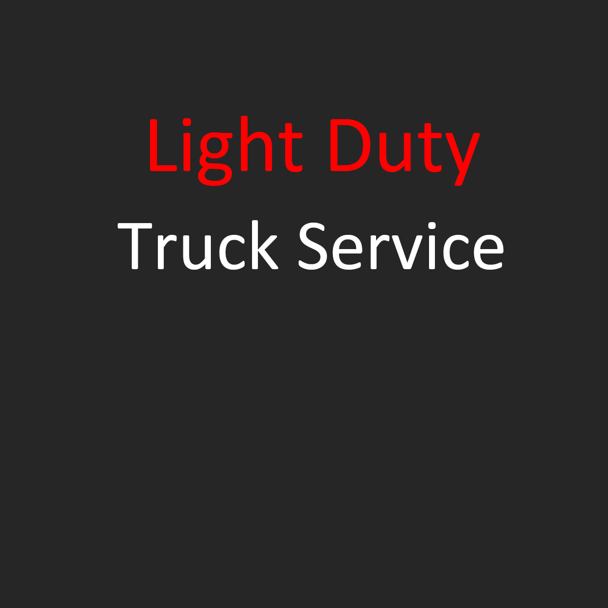 Comprehensive Truck Service for Vehicles under 8t